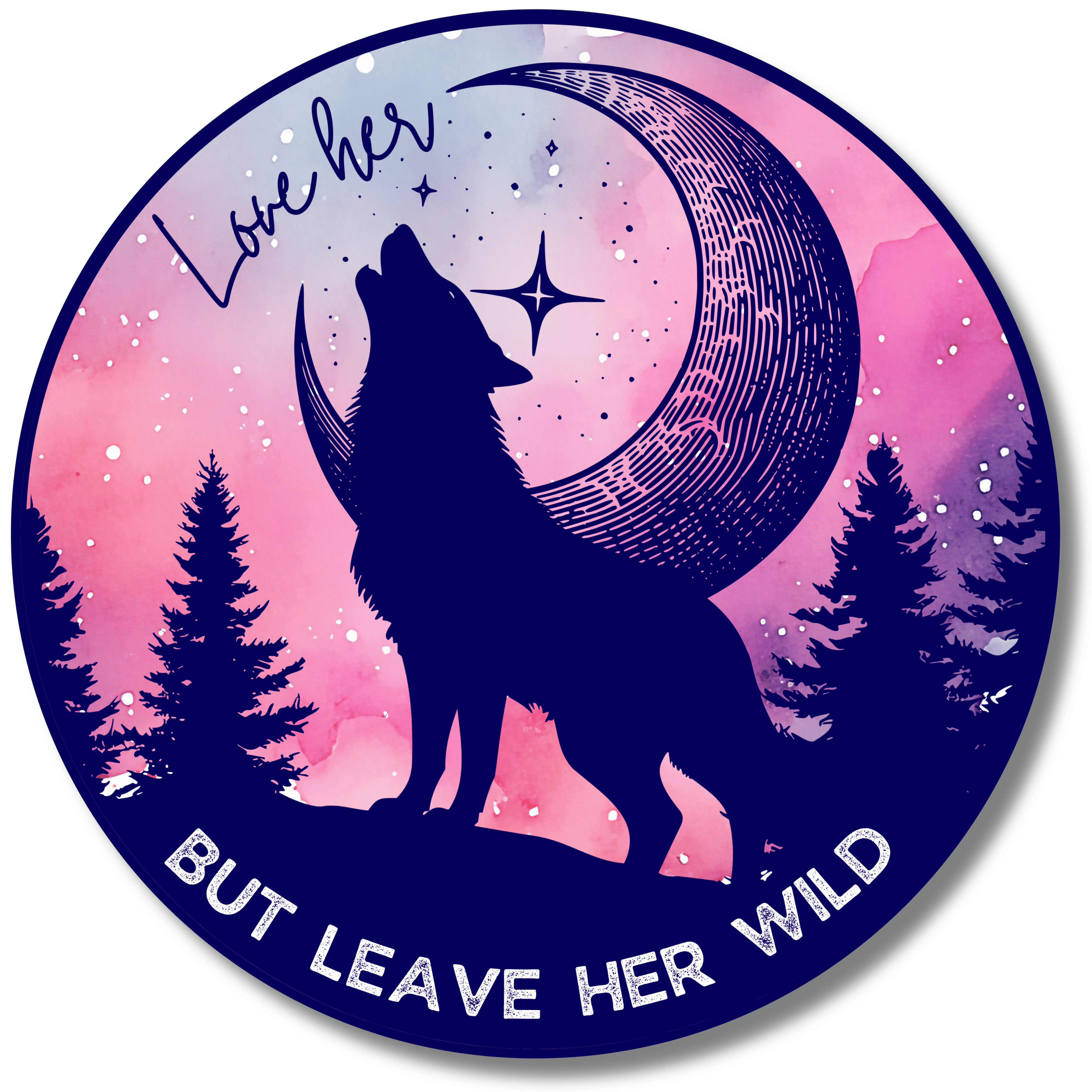 Left Out Sticker Leave Her Wild Sticker – Sticker Zen